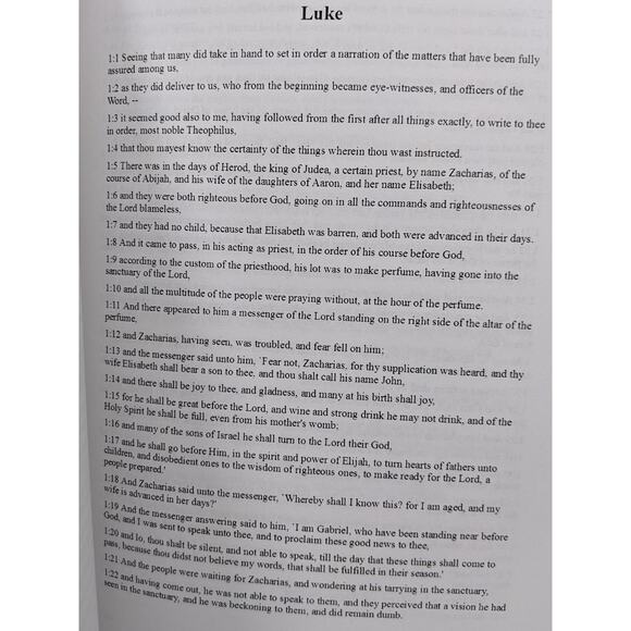 Young's Literal Translation of the Bible - The Gospels. Robert Young - Picture 5 of 8